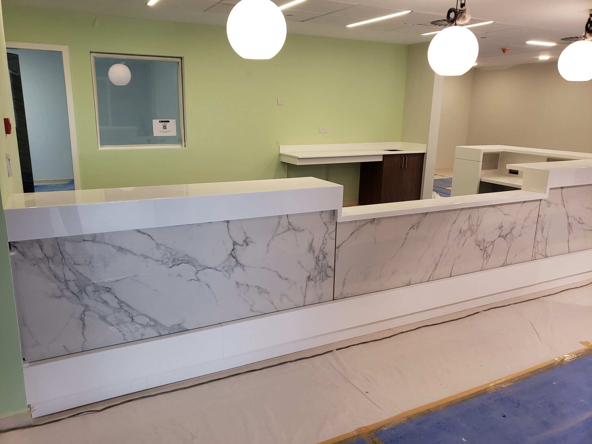 Intake Desk Custom Reception Desk Design & Casework | Hamilton Casework