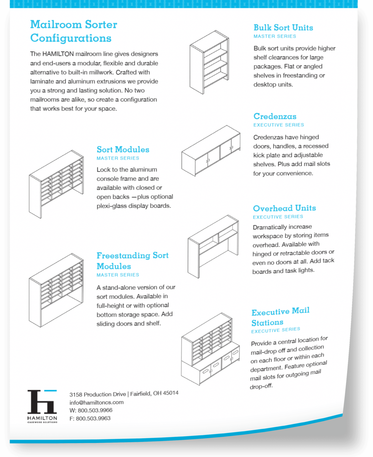 Mailroom & Mail Center Casework | Hamilton