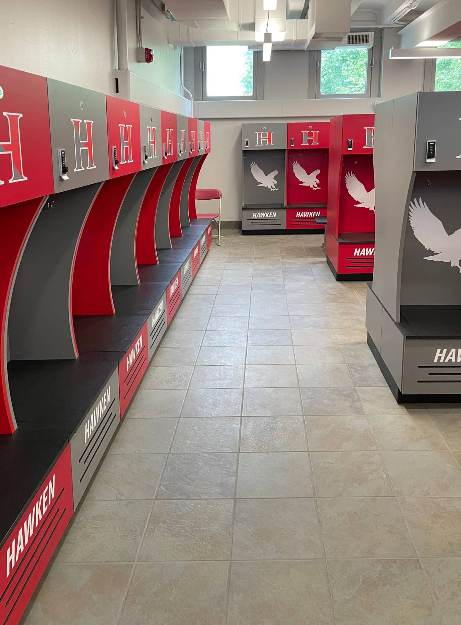 Custom Athletic Lockers - Hamilton Casework