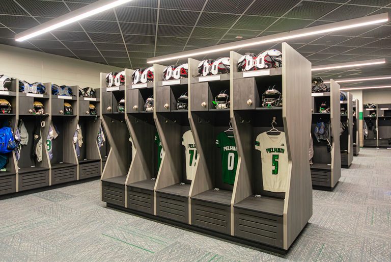 Custom Athletic Lockers - Hamilton Casework
